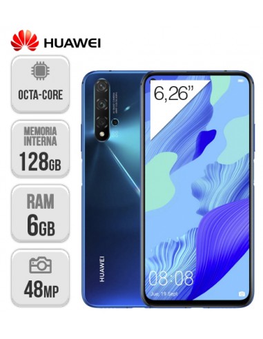 Huawei : Nova 5T 6/128GB DS Azul