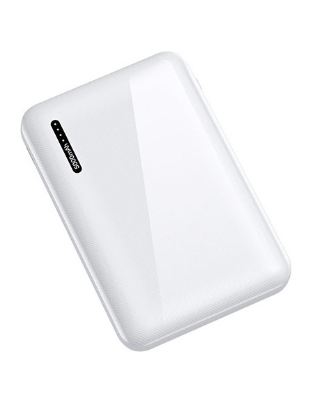 Usams : Batería externa PB37 Dual 10000 mAh - blanca (blíster)