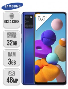 Samsung : A217 Galaxy A21s DS  3/32GB - Azul