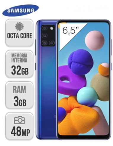 Samsung : A217 Galaxy A21s DS  3/32GB - Azul