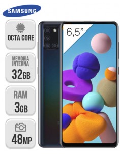 Samsung : A217 Galaxy A21s DS  3/32GB - Negro