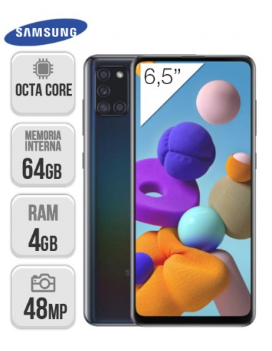 Samsung : A217 Galaxy A21s DS 4/64GB - Negro