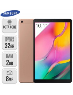 Samsung : Galaxy Tab A 2019 10.1" 32GB T515 4G - Dorado