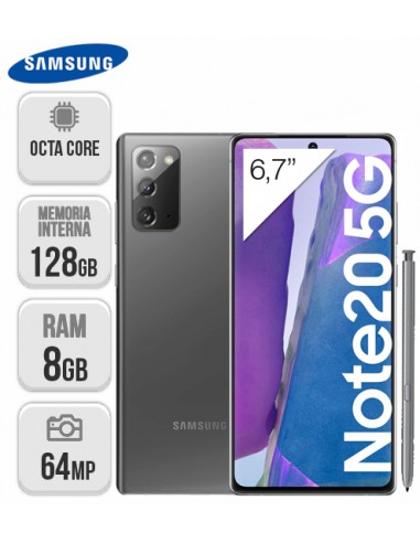 Samsung : N981 Galaxy Note 20 5G 8/128GB - Gris Místico
