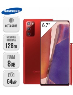 Samsung : N981 Galaxy Note 20 5G 8/128GB - Rojo Místico