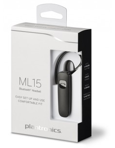 Plantronics : Manos libres Bluetooth ML15 - negra (blíster)