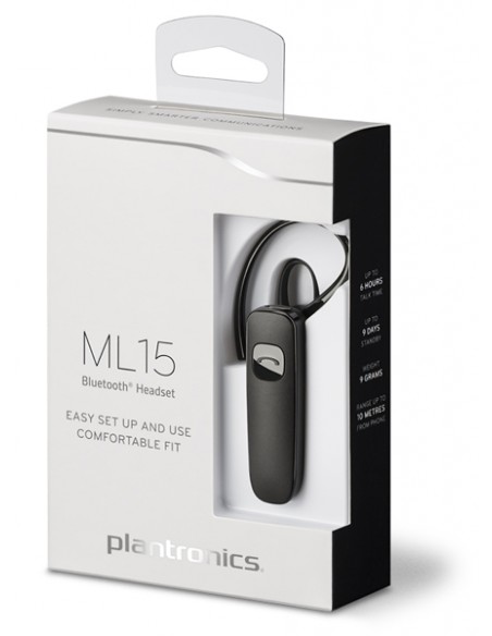Plantronics : Manos libres Bluetooth ML15 - negra (blíster)