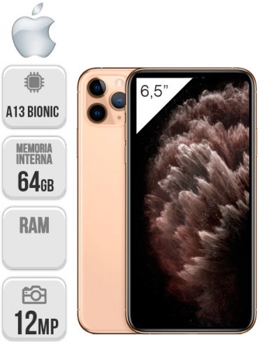 Apple : Iphone 11 Pro Max 64GB Oro