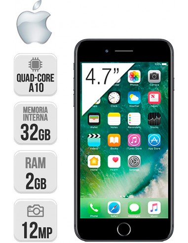 Apple : IPhone 7 32GB Negro Mate