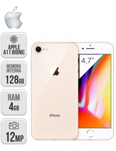 Apple : IPhone 8 128GB Dorado