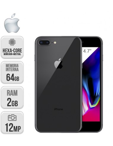 Apple : IPhone 8 Plus 64GB Negro