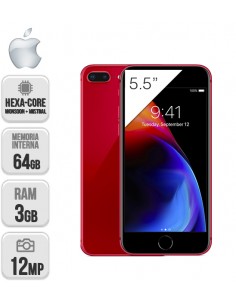 Apple : IPhone 8 Plus 64GB Rojo