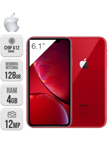 Apple : Iphone XR 128GB Rojo