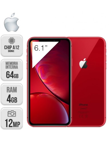 Apple : Iphone XR 64GB Rojo