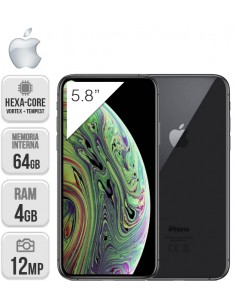 Apple : Iphone XS 64GB Gris Espacial