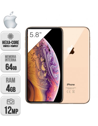Apple : Iphone XS 64GB Oro