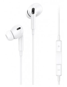 Usams : Manos libres con cable EP41 (Lightning) - blanco (blíster) 2