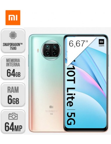 Xiaomi : Mi 10T Lite 5G 6/64GB - Rosa Dorado