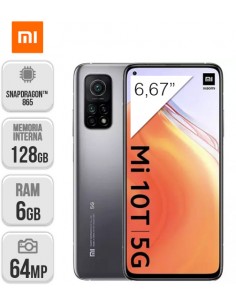 Xiaomi : Mi 10T 5G 6/128GB - Plata Lunar