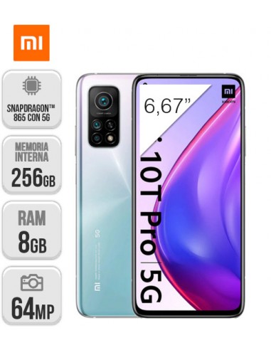 Xiaomi : Mi 10T Pro 5G 8/256GB - Azul Aurora