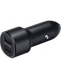Samsung : Cargador de coche 2xUSB Fast Charge - negro (blíster) 2