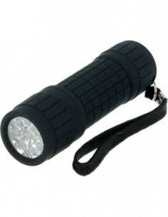 Minilinterna rubber - negra