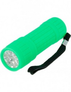 Minilinterna rubber - verde