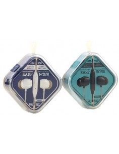 Remax : Manos libres con cable RM-550 - blanco (blíster) 2