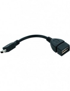Adaptador miniUSB macho -...