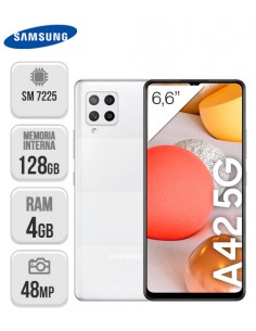 Samsung : A426 Galaxy A42 5G 4/128GB - Blanco