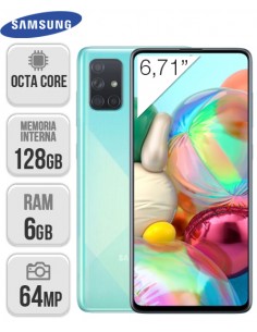 Samsung : A715 Galaxy A71 DS 6/128GB - Azul