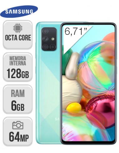 Samsung : A715 Galaxy A71 DS 6/128GB - Azul