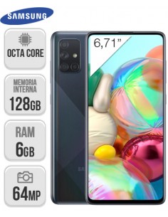 Samsung : A715 Galaxy A71 DS 6/128GB - Negro