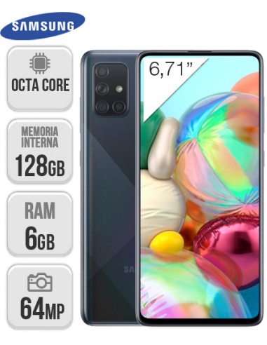 Samsung : A715 Galaxy A71 DS 6/128GB - Negro