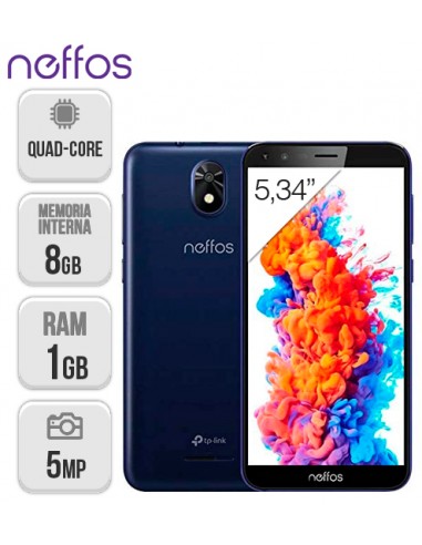 TP Link : Neffos C5 Plus 1/8GB - Azul