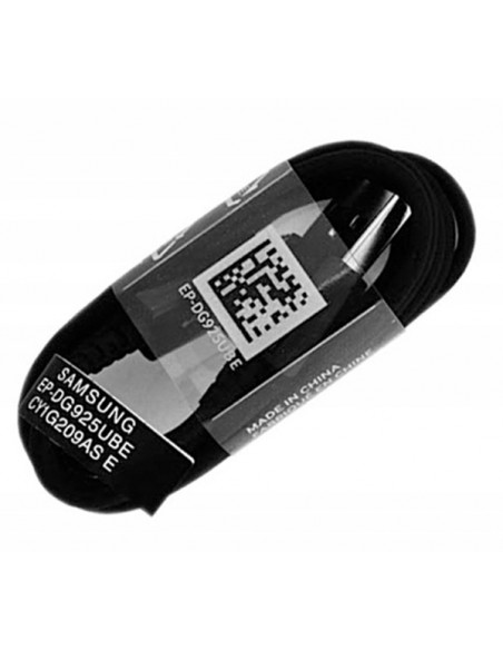 Samsung : Cable de datos EP-DG925 - negro (microUSB 1.2m) (bulk)