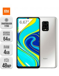 Xiaomi : Redmi Note 9S DS 4/64GB - Blanco Glaciar