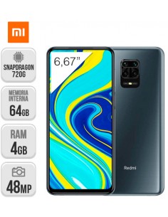 Xiaomi : Redmi Note 9S DS 4/64GB - Gris Interestelar