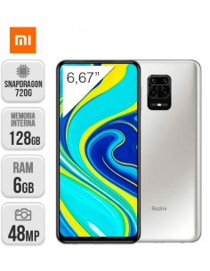 Xiaomi : Redmi Note 9S DS 6/128GB - Blanco Glaciar