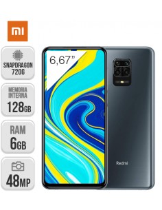 Xiaomi : Redmi Note 9S DS 6/128GB - Gris Interestelar