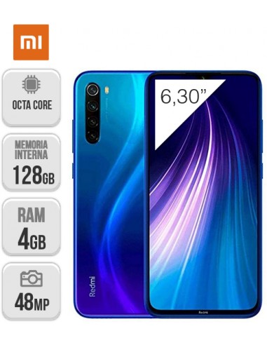 Xiaomi : Redmi Note 8 4/128GB - Azul