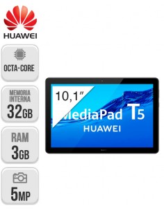 Huawei : MediaPad T5, 10.1" LTE 3/32GB - Negro