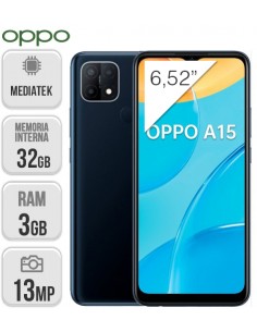 Oppo : A15 DS 3/32GB - Negro