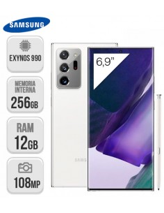 Samsung : N986 Galaxy Note 20 Ultra 5G 12/256GB - Blanco Místico