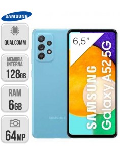 Samsung : A526 Galaxy A52 5G 6/128GB - Azul