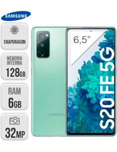 Samsung : Galaxy S20 FE G781 5G 6/128GB - Verde Menta