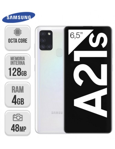 Samsung : A217 Galaxy A21s DS 4/128GB - Blanco