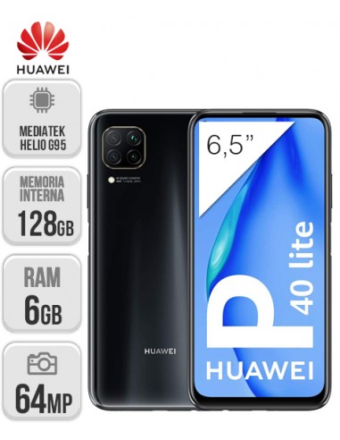 Huawei : P40 Lite 6/128GB - negro