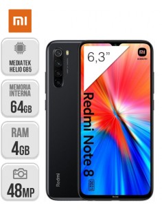Xiaomi : Redmi Note 8 (2021) 4/64GB - Negro Espacial