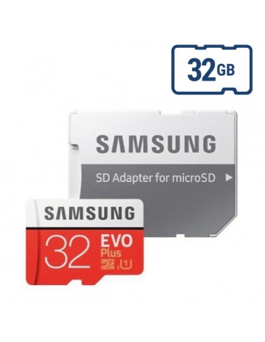 Samsung : microSD 32GB Clase 10 EVO Plus con adaptador (blíster)
